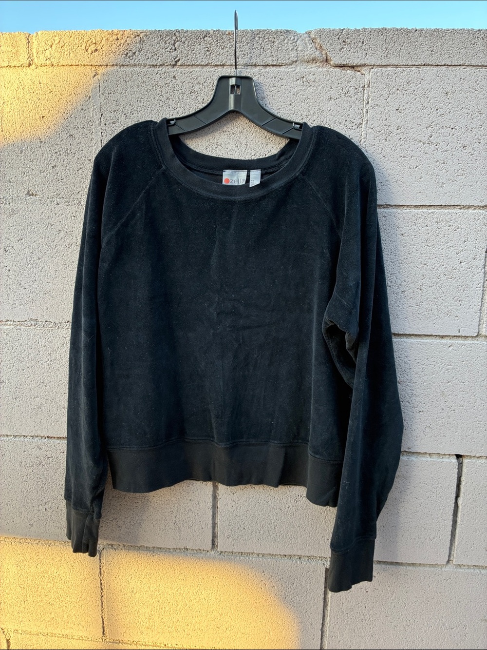 Zella Black Crew Sweatshirt